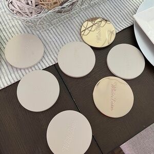 NEW BATH & BODY WORKS 7 Lot Some 3-Wick Assorted Mixed Design Candle Lid Top Lot